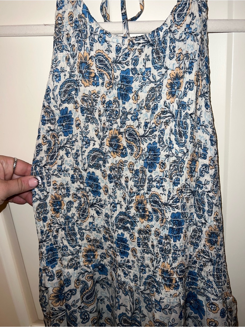 Patrons of peace medium paisley printed jumpsuit - Picture 3 of 6